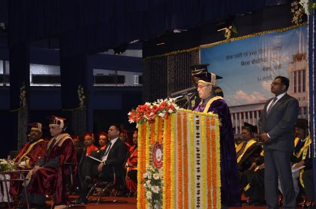 President delivers convocation address at BIT Ranchi