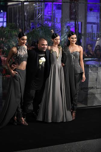 Amazon India Fashion Week: Models walk the ramp for designer Gaurav Gupta