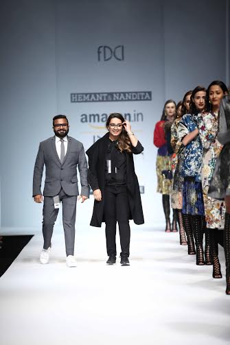 Amazon India Fashion Week: Hemant & Nandita display collection