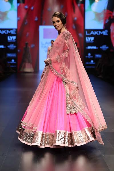 LFW: Shilpa Shetty walks for designer Anushree Reddy