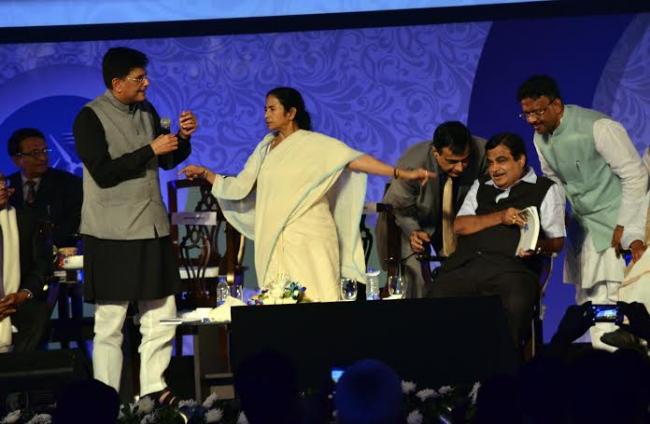 Nitin Gadkari, Piyush Goayal attend Bengal Global Business Summit 2016 