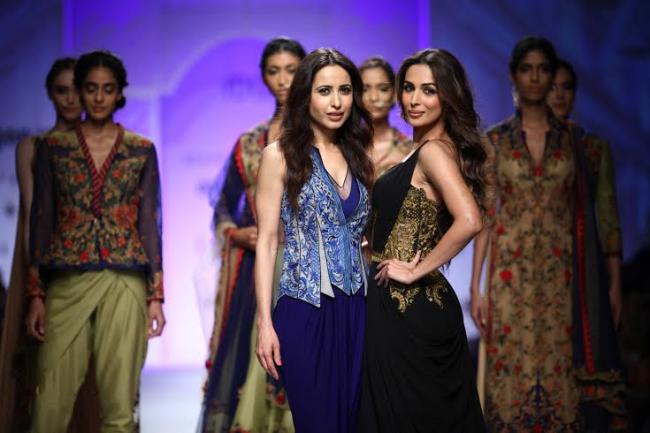 Amazon India Fashion Week: Malaika Arora Khan walks the ramp for Mandira Wirk