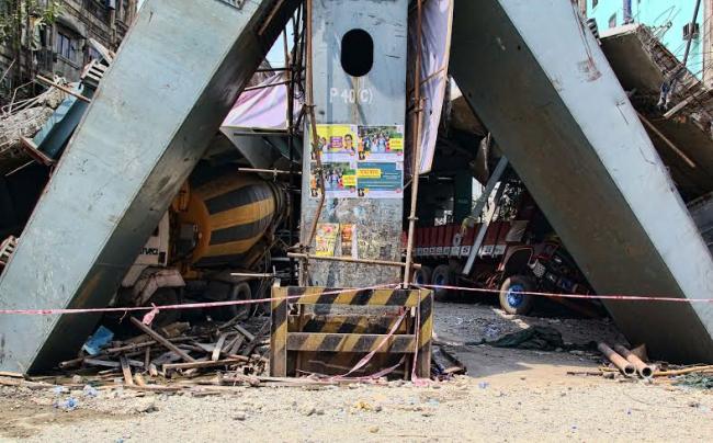 Flyover collapse: Rescue operations continues