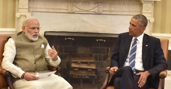 Narendra Modi meets Obama