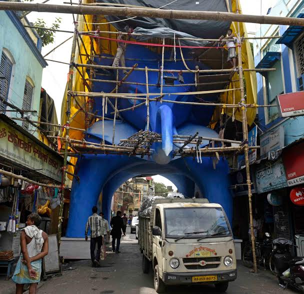 Bhowanipur 75 Palli Sarbojanin Durgotsav to woo pandal hoppers with 45 feet elephant
