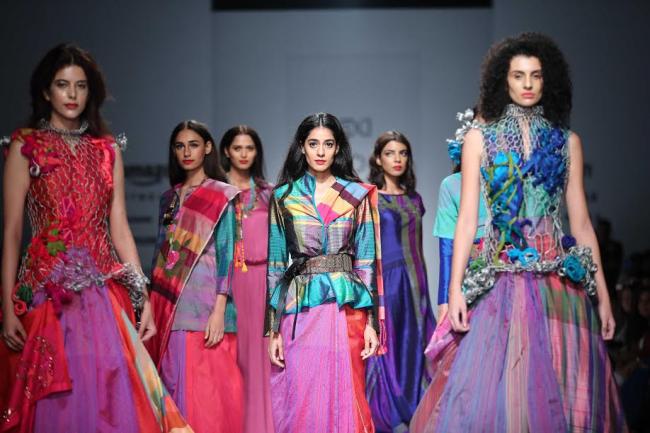 Amazon India Fashion Week Day 1: Designer Krishna Mehta showcases collection