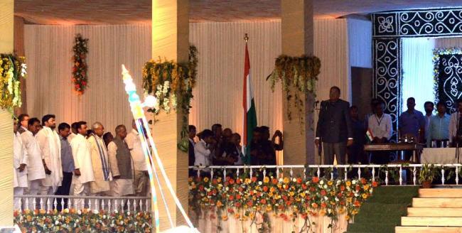 Keshari Nath Tripathi swearing-in Kumari Mamata Banerjee
