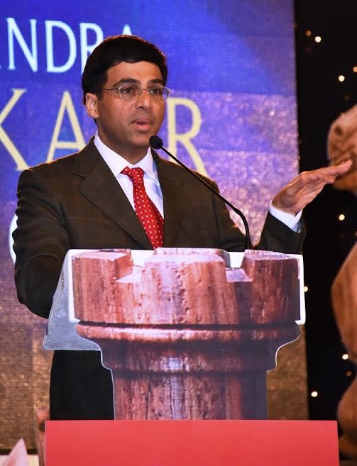 Kolkata: Vishwanathan Anand awarded P C Chandra Puraskaar 2016