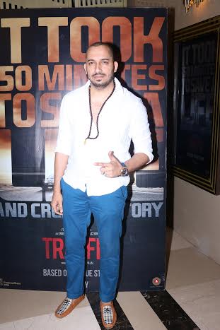 Screening of Traffic in Mumbai attended by showbiz brigade 