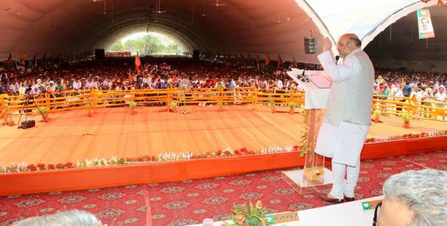 Amit Shah attends  Kanpur and Bundelkhand Kshetriya Booth Sammelan