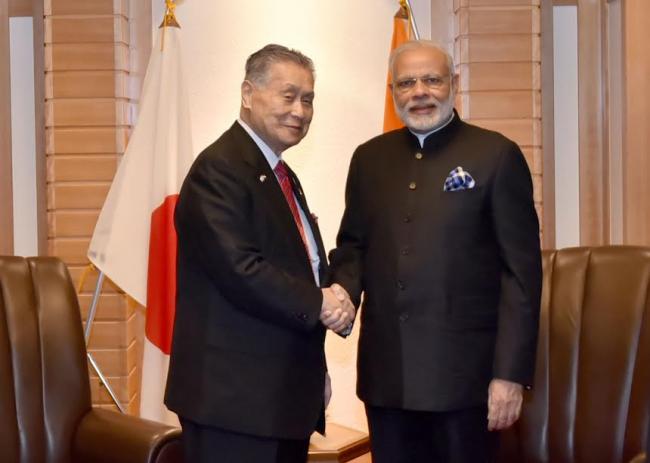 PM Narendra Modi meets Japanese ministers and also former PM on Friday