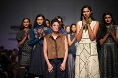 Pallavi Mohan displays her collection at Amazon India Fashion Week