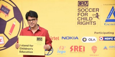 CRY hosts soccer tournament in Kolkata