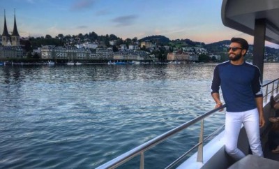 Ranveer Singh vacations in Switzerland