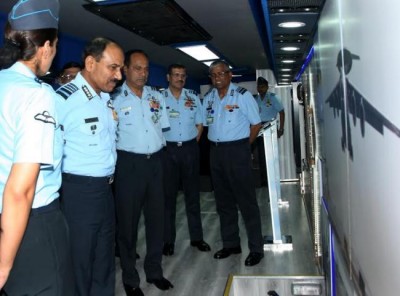 Air Chief Marshal Arup Raha on a visit to Israel 