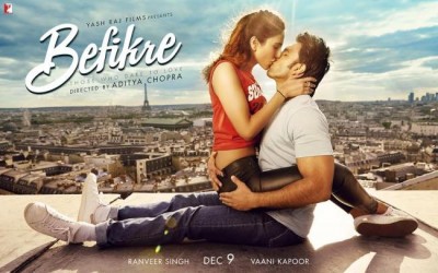 Ranveer Singh, Vani Kapoor's 'Befikre' poster unveiled 