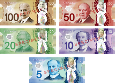 One among five prospective women's image to appear on next Canadian bank note