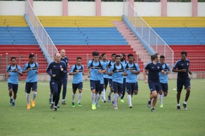 Indian team practice in Delhi
