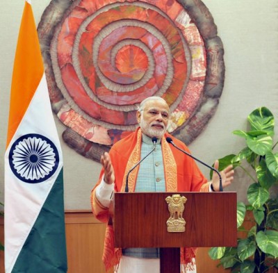 PM releases book written by Jain Acharya through video conferencing