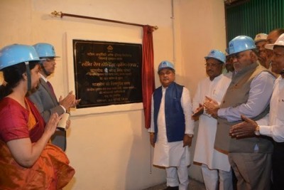 Steel Minister dedicates the new Long Rail Welding Complex in Bhilai to nation