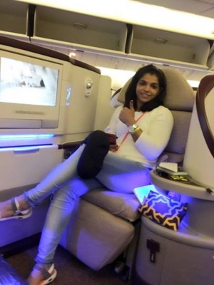 Wrestler Sakshi Malik returns home