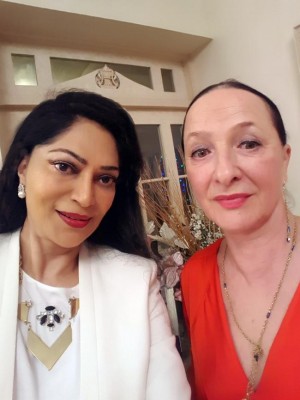 Simi Garewal reunites with former co-star Ksenia Ryabinkina