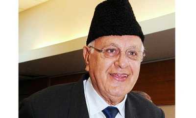  Farooq Abdullah concerned over establishment of 'peave' in Kashmir Valley