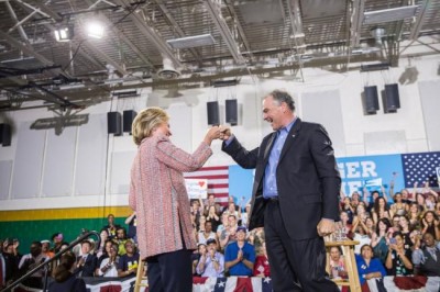 Hillary Clinton names Tim Kaine as running mate