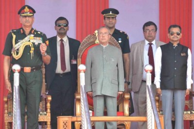 Pranab Mukherjee inaugurates Berhampore Military Station