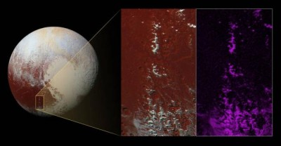 Methane snow on Plutoâ€™s peaks
