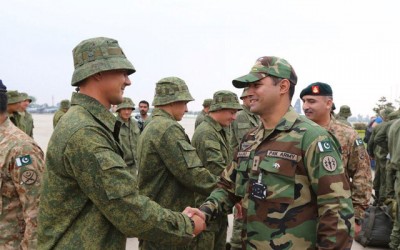 Russian troops arrive in Pakistan to participate in joint exercise 