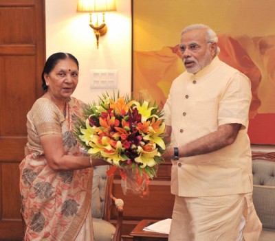 Narendra Modi wishes Anandiben Patel on her birthday