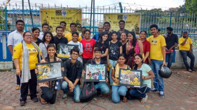 Bikersâ€™ rally upholds the cause of child education