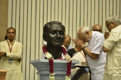 Deendayal Upadhyaya's foundation made BJP a viable political party: PM Modi