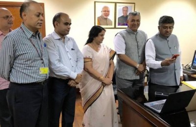 Ravi Shankar Prasad launches transforming India website 