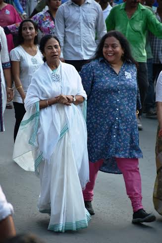 Bengal polls: Mamata Banerjee holds rally in Kolkata