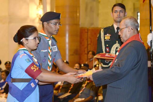 Narendra Modi arrives at the PETROTECH-2016