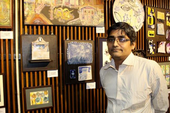 American Center hosts Partha Dey's Painting and Ceramic Exhibition