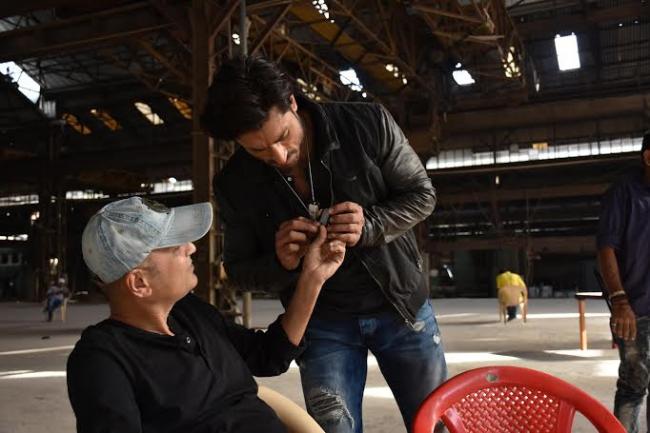 Vidyut Jamwal shoots for Commando 2