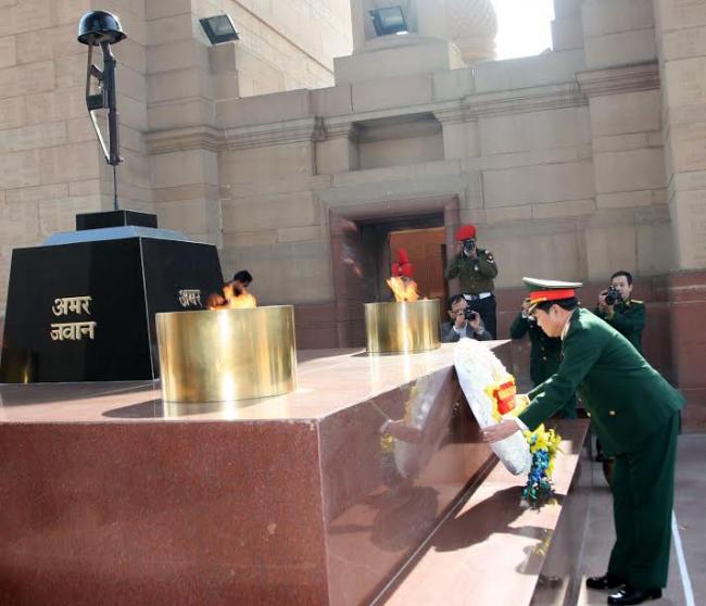 Narendra Modi arrives at the PETROTECH-2016