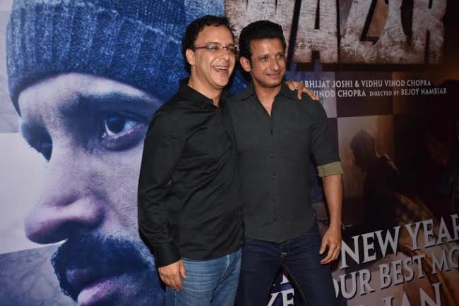 Sachin Tendulkar attends Wazir's special screening
