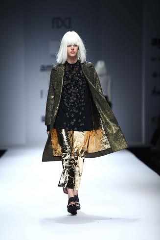 Sanchita showcases collection in AIFW