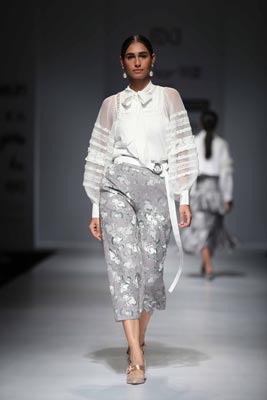 Amazon India Fashion Week: Hemant & Nandita displays their collection on floor