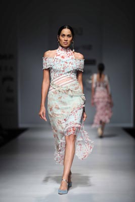 Amazon India Fashion Week: Hemant & Nandita displays their collection on floor