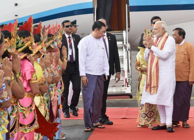 PM Modi in Myanmar
