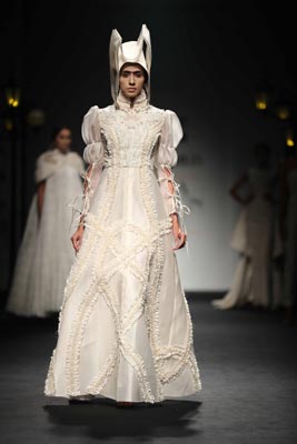 Designer Samant Chauhan displays his Spring Summer at AIFW 