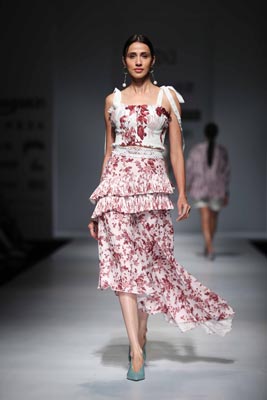 Amazon India Fashion Week: Hemant & Nandita displays their collection on floor