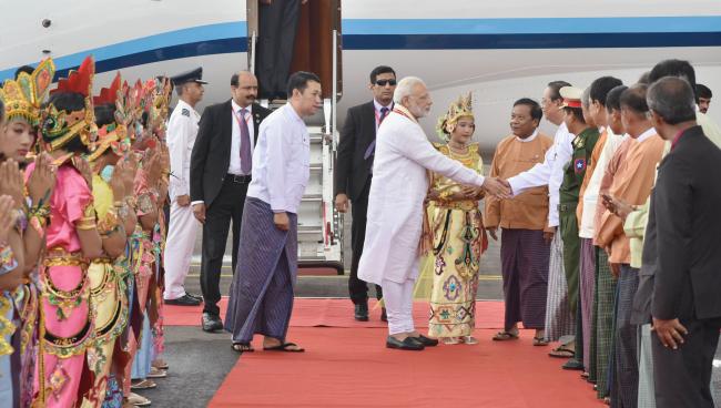 PM Modi in Myanmar