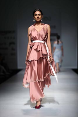 Amazon India Fashion Week: Hemant & Nandita displays their collection on floor