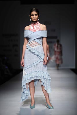 Amazon India Fashion Week: Hemant & Nandita displays their collection on floor
